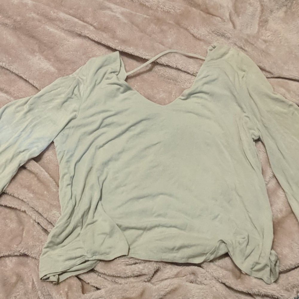 Laced back long sleeve